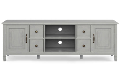 Fog Grey | Connaught 72 x 18 x 24 inch Wide TV Stand