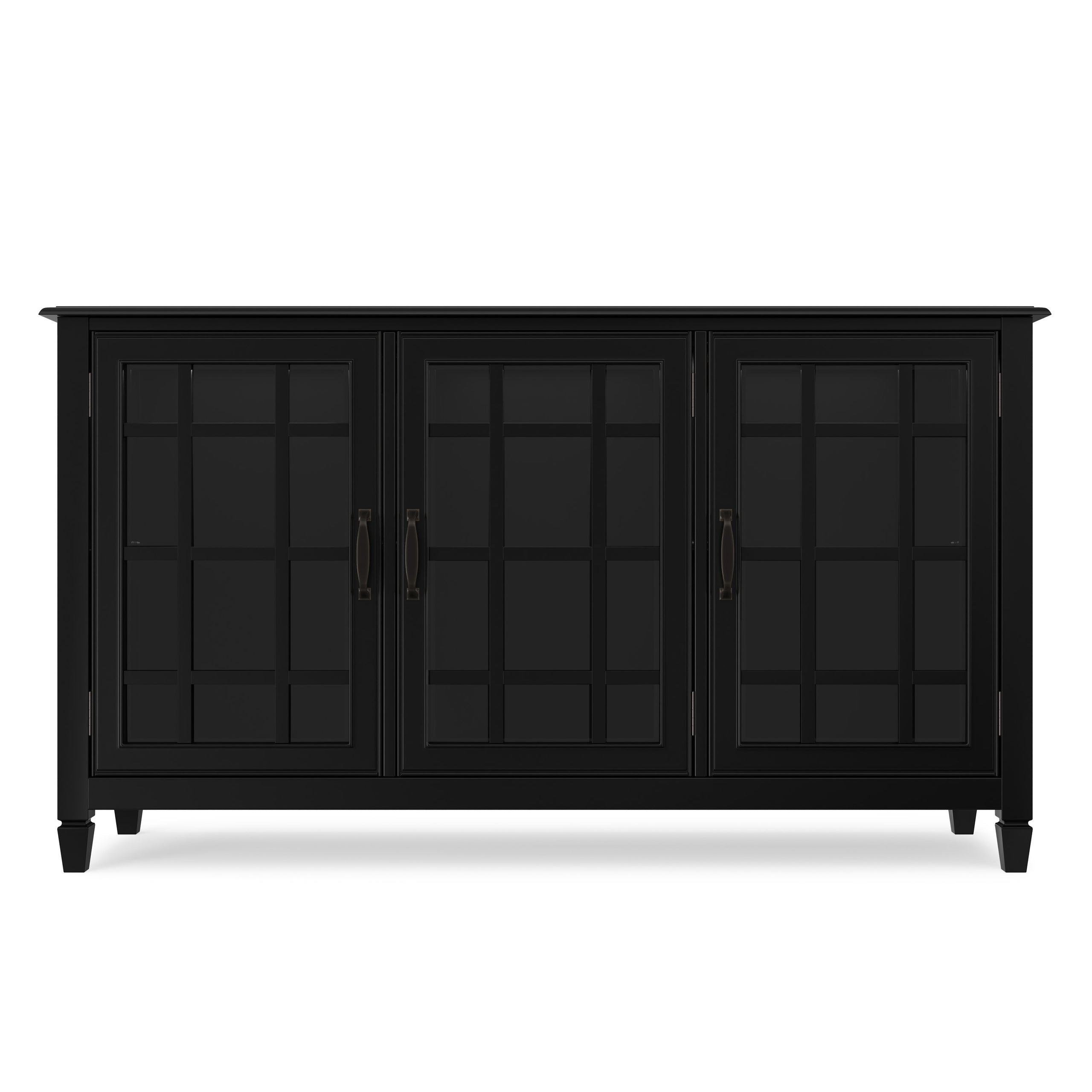 Black | Connaught Wide Storage Cabinet