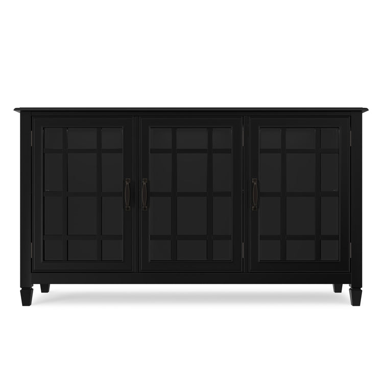 Black | Connaught Wide Storage Cabinet