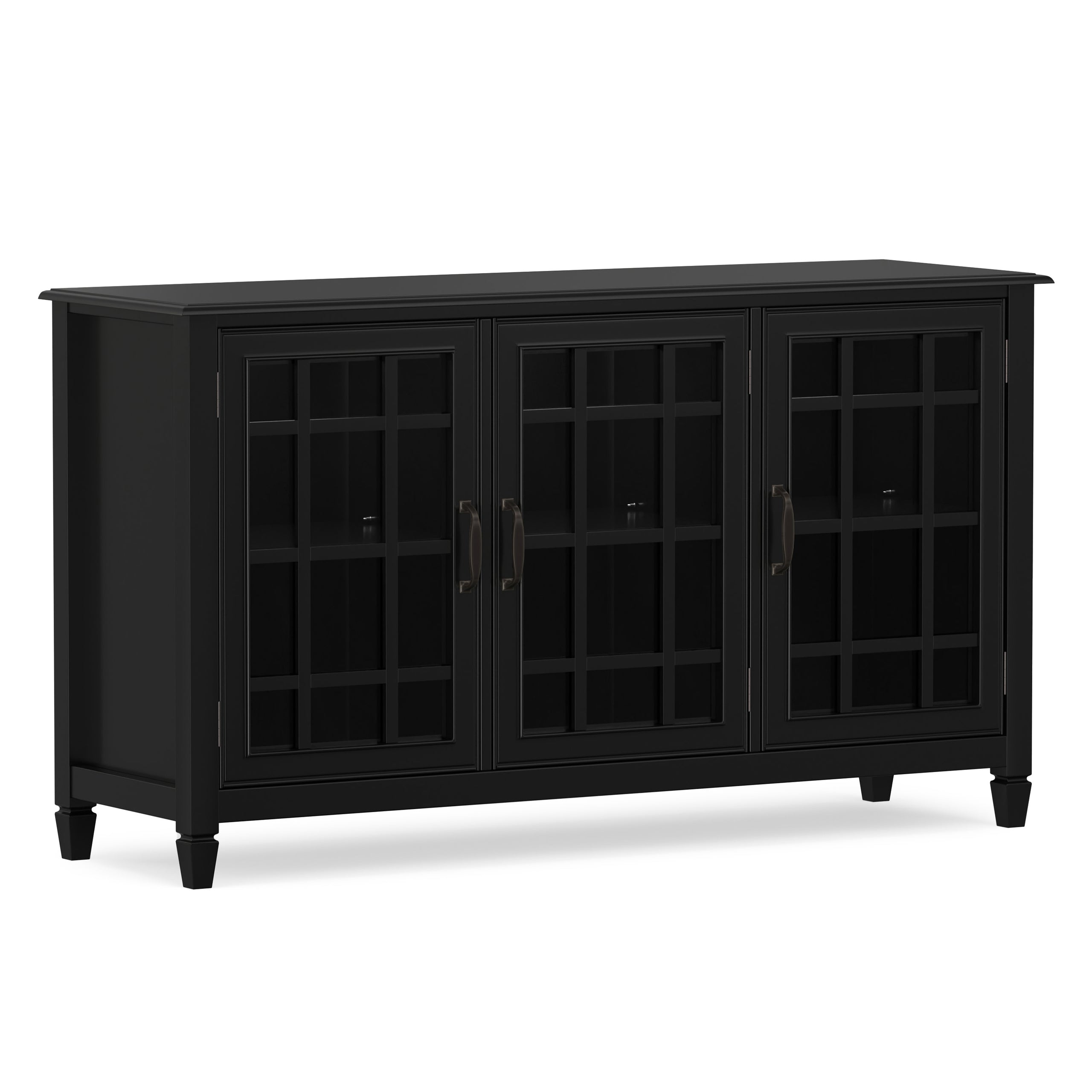 Black | Connaught Wide Storage Cabinet