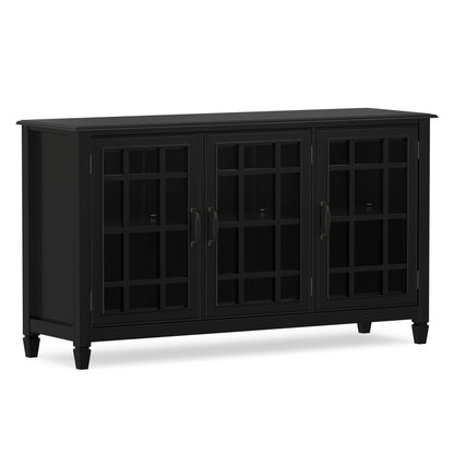 Black | Connaught Wide Storage Cabinet