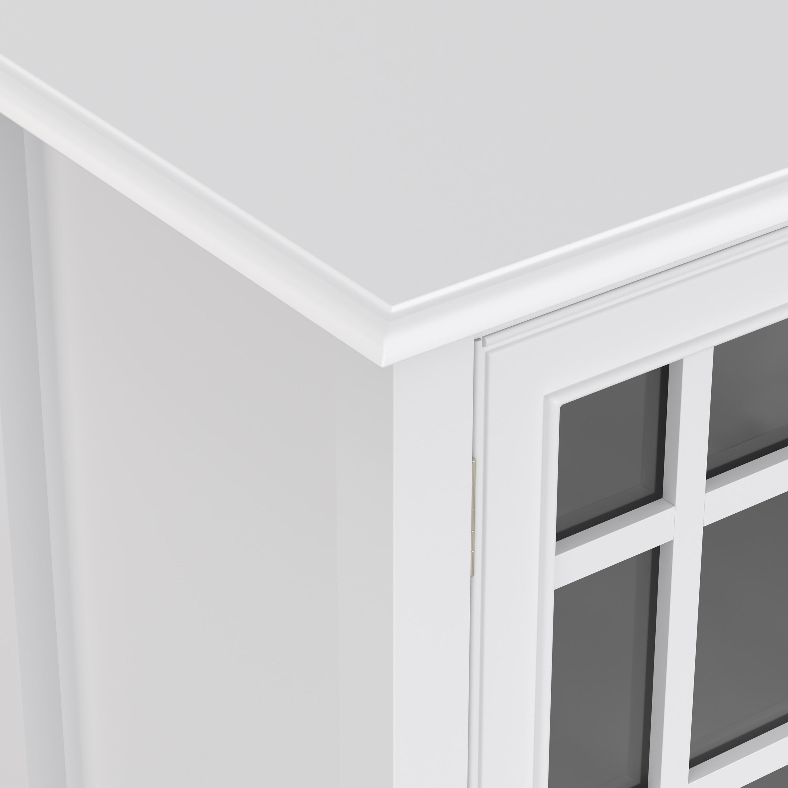White | Connaught Wide Storage Cabinet