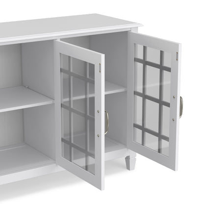 White | Connaught Wide Storage Cabinet