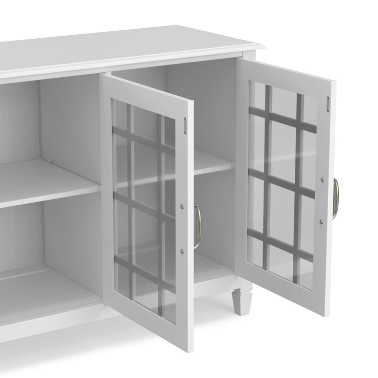 White | Connaught Wide Storage Cabinet