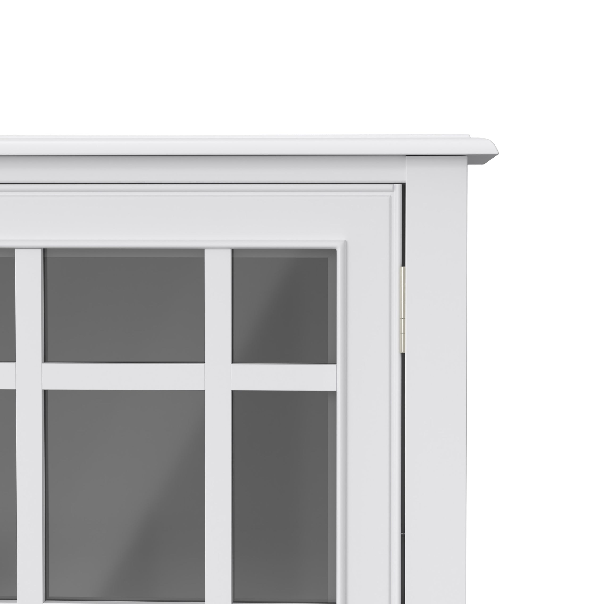 White | Connaught Wide Storage Cabinet