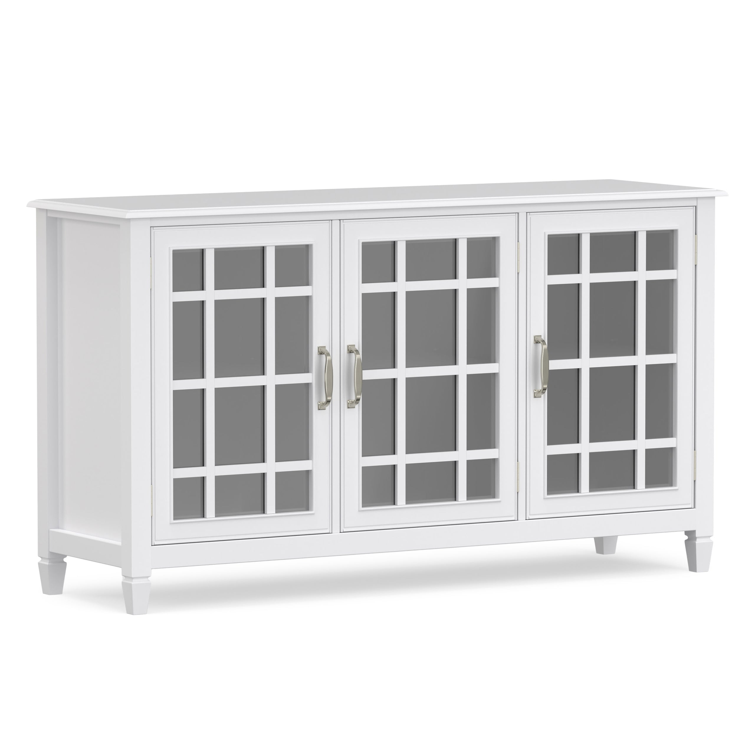 White | Connaught Wide Storage Cabinet