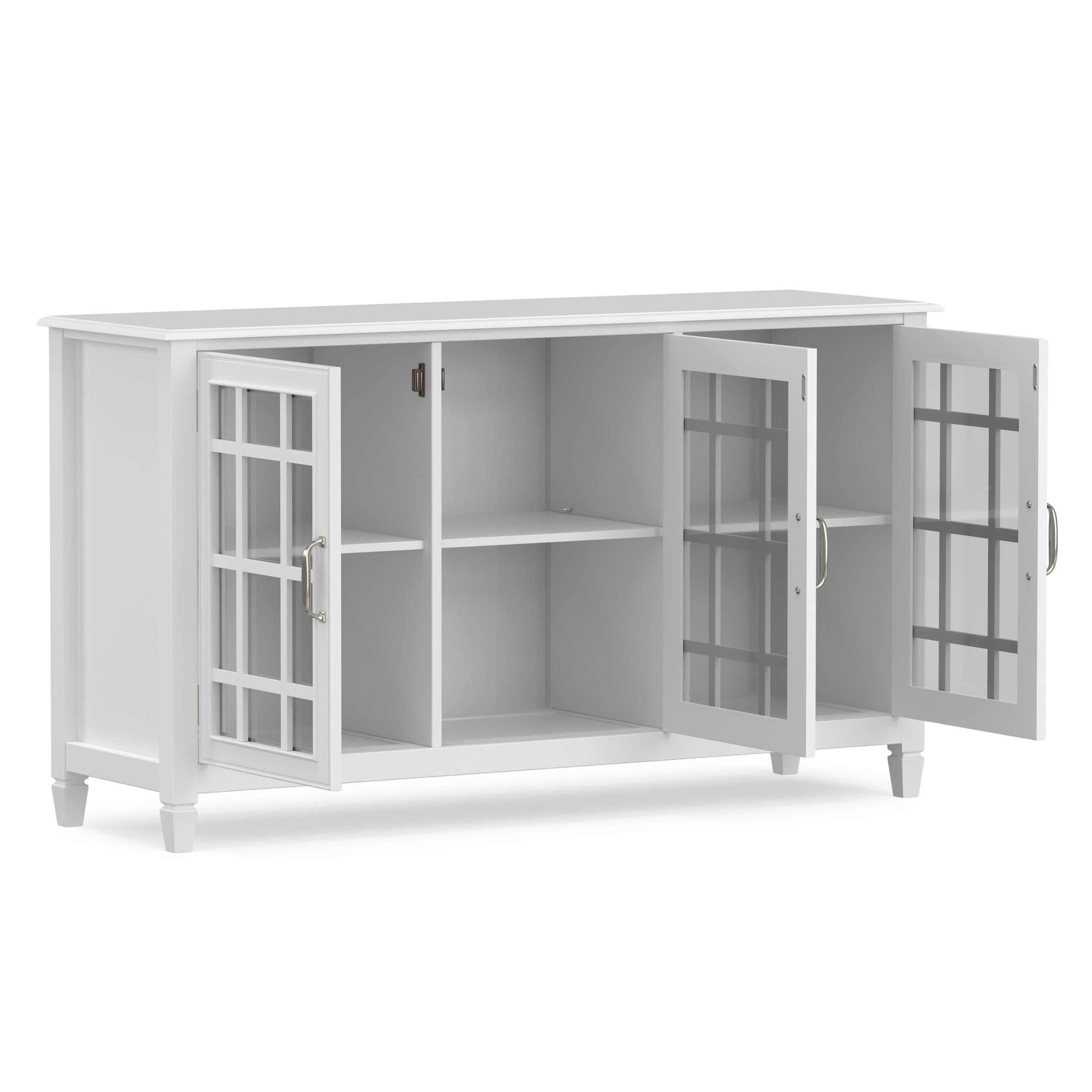White | Connaught Wide Storage Cabinet