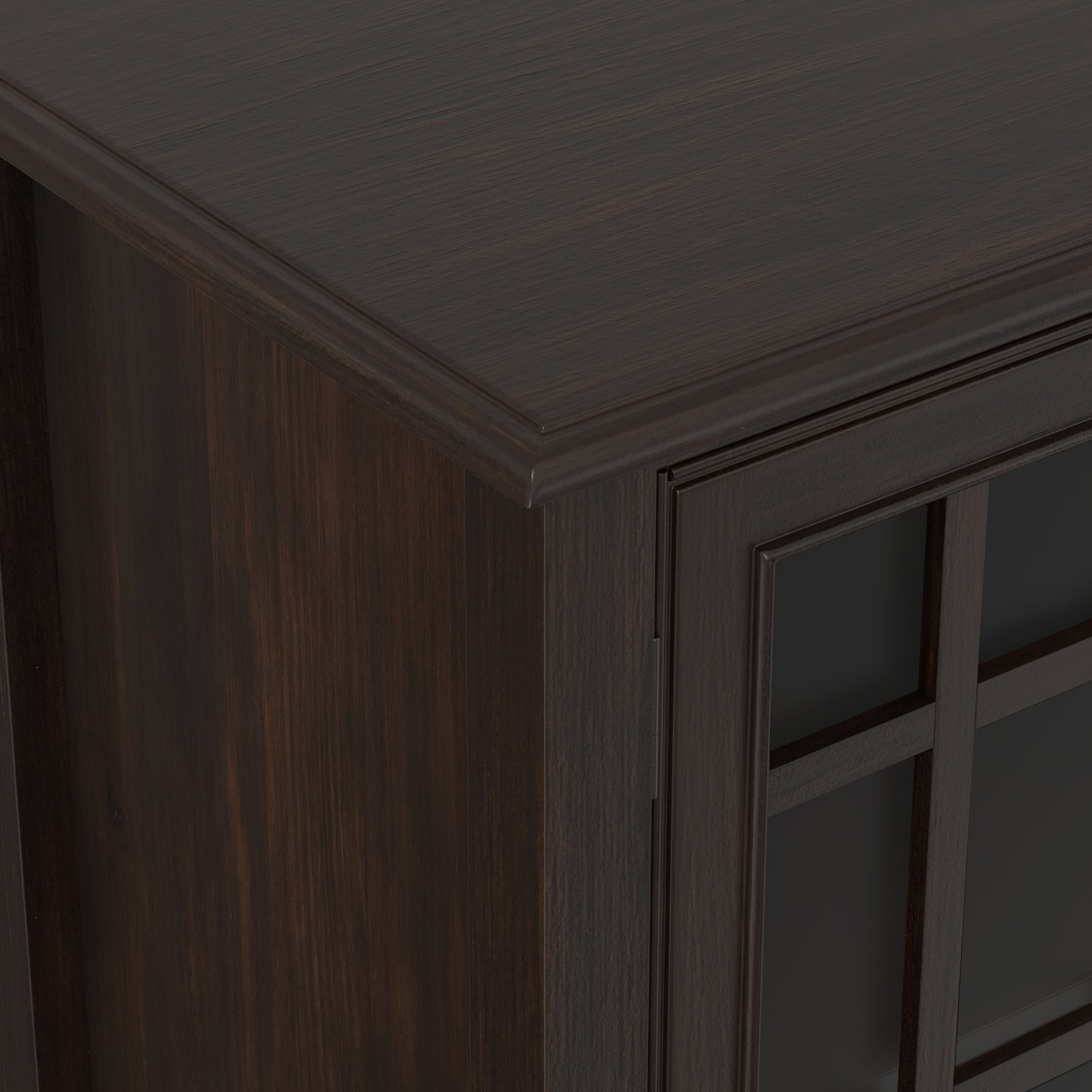 Dark Chestnut Brown | Connaught Wide Storage Cabinet