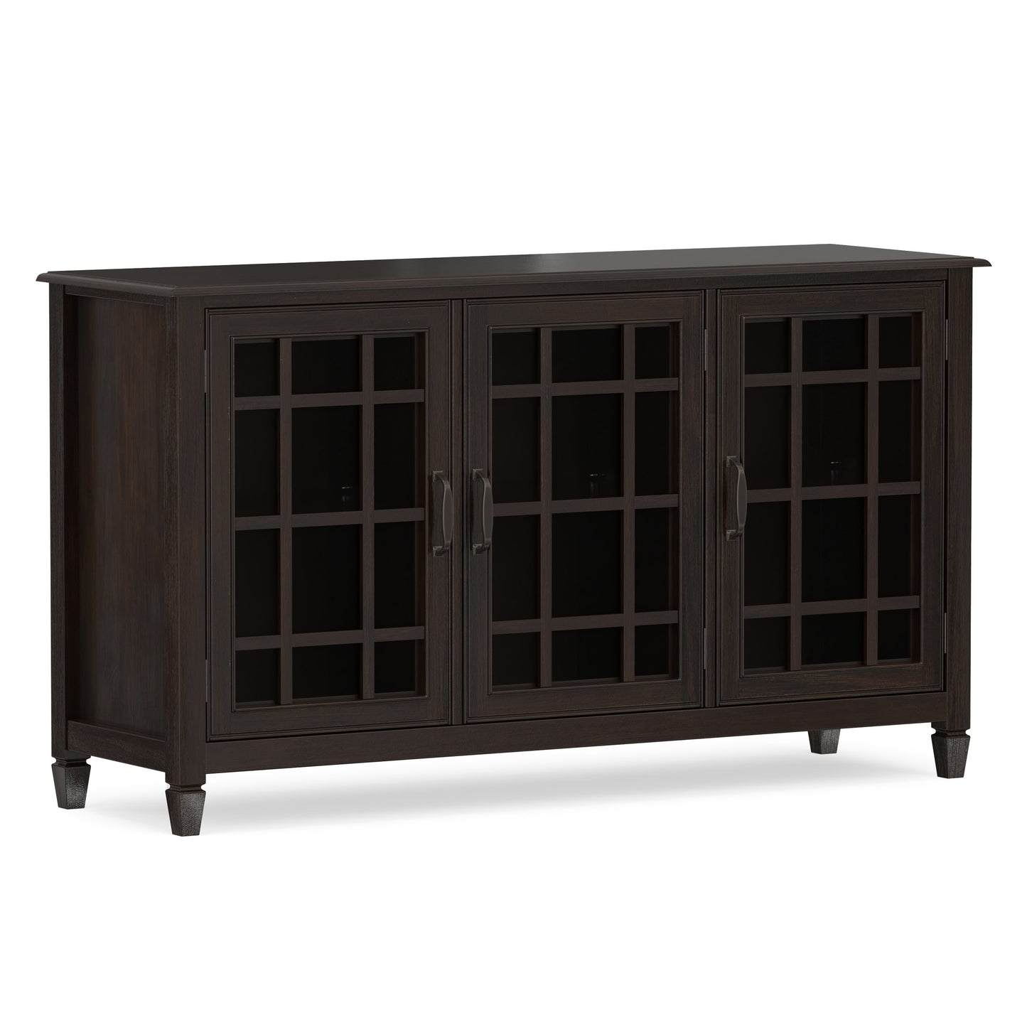 Dark Chestnut Brown | Connaught Wide Storage Cabinet