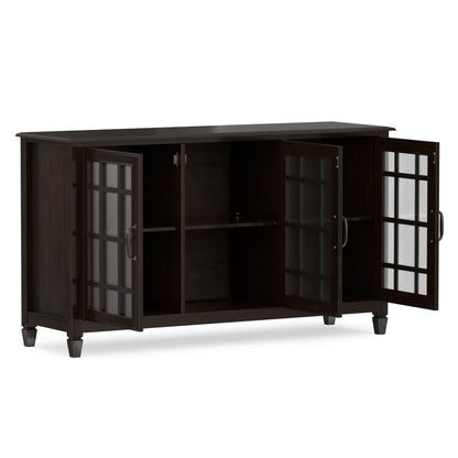 Dark Chestnut Brown | Connaught Wide Storage Cabinet