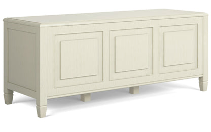 Antique White | Connaught Medium Storage Bench Trunk