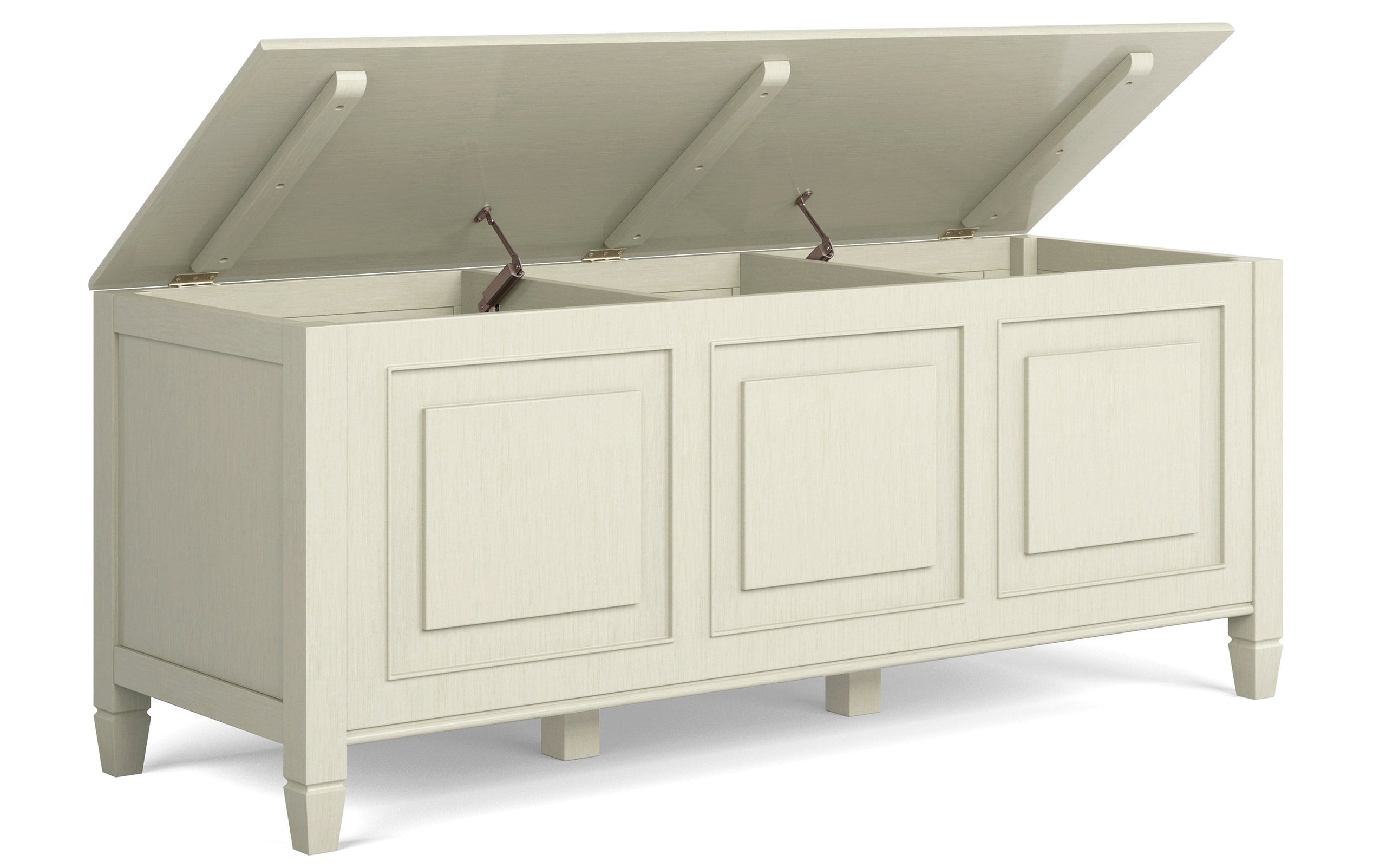 Antique White | Connaught Medium Storage Bench Trunk