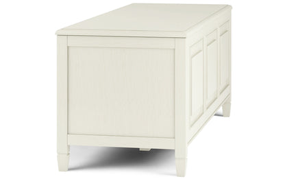 Antique White | Connaught Medium Storage Bench Trunk
