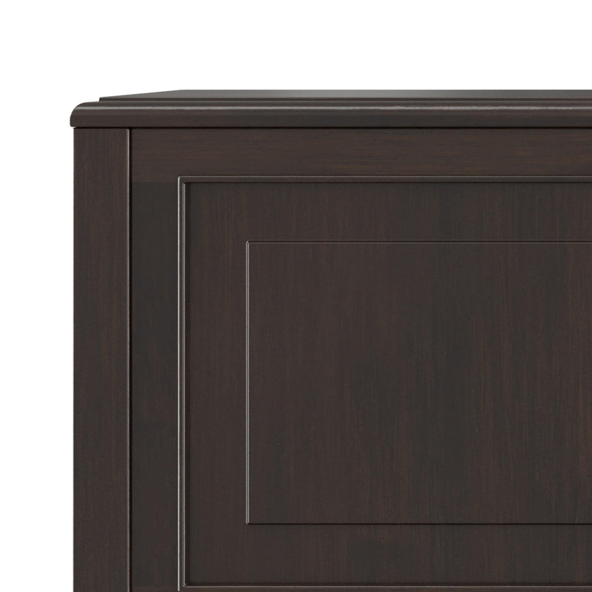 Dark Chestnut Brown | Connaught 63 inch Large Storage Bench Trunk