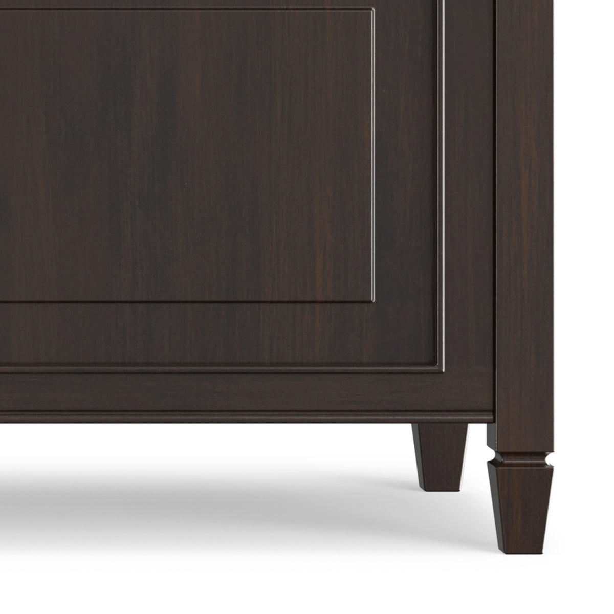 Dark Chestnut Brown | Connaught 63 inch Large Storage Bench Trunk