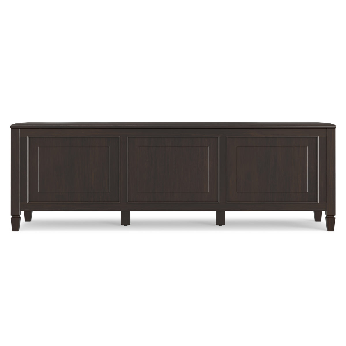 Dark Chestnut Brown | Connaught 63 inch Large Storage Bench Trunk