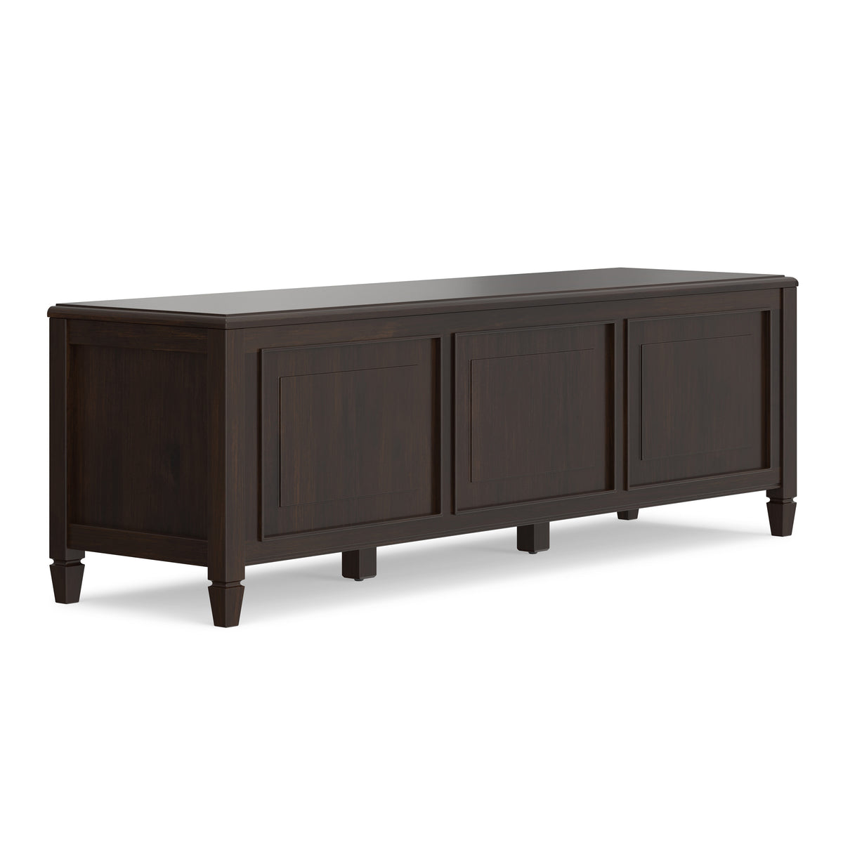 Dark Chestnut Brown | Connaught 63 inch Large Storage Bench Trunk