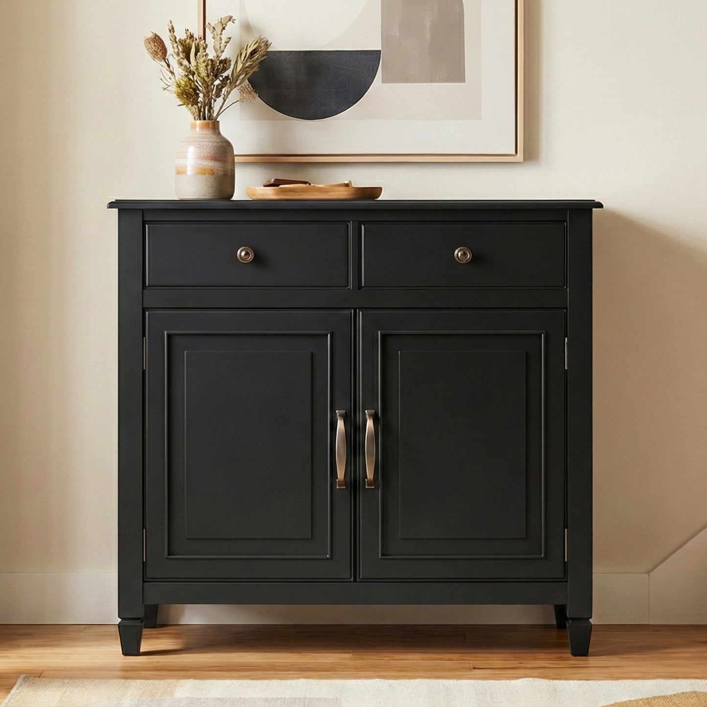 Black | Connaught Entryway Storage Cabinet