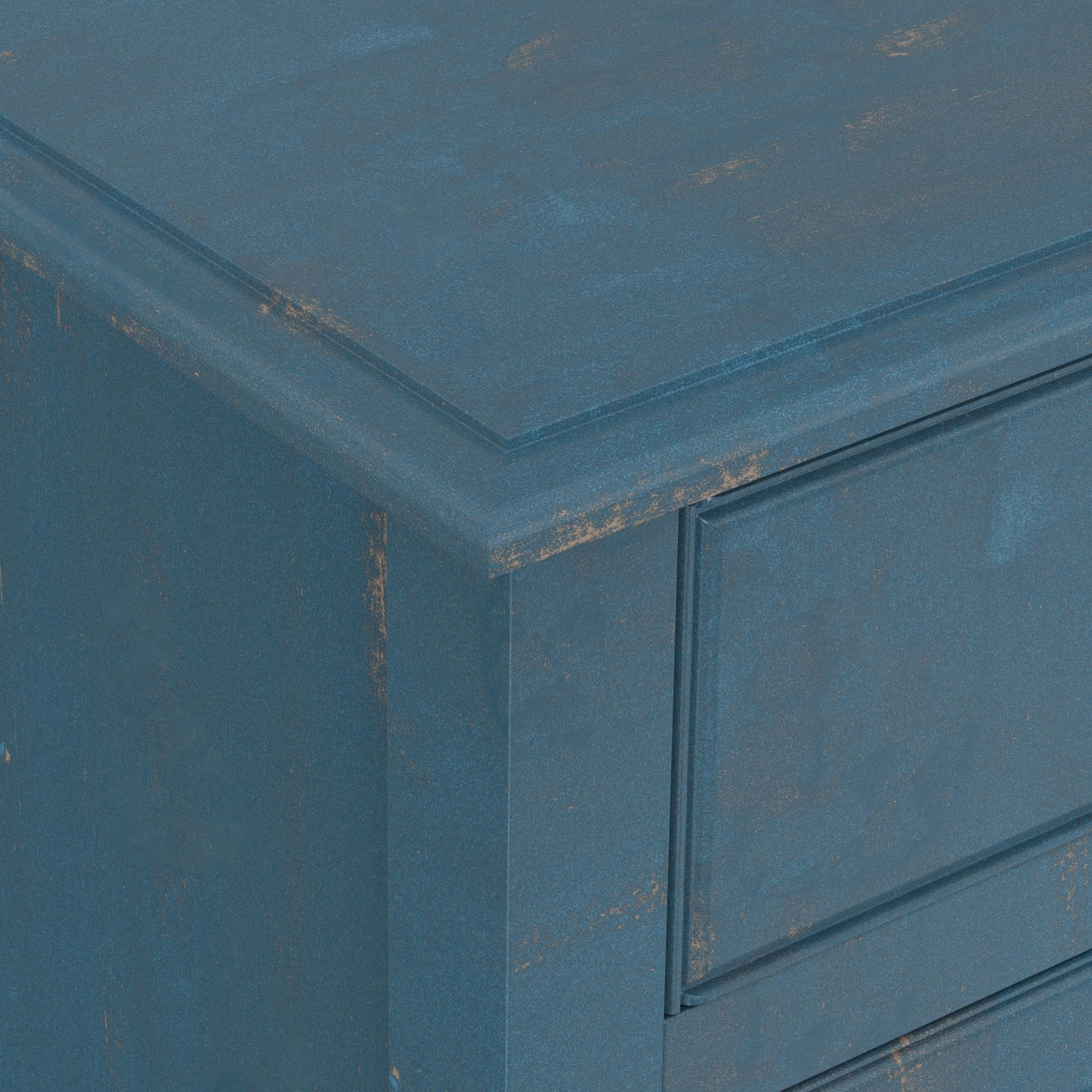 Distressed Coastal Blue | Connaught Entryway Storage Cabinet