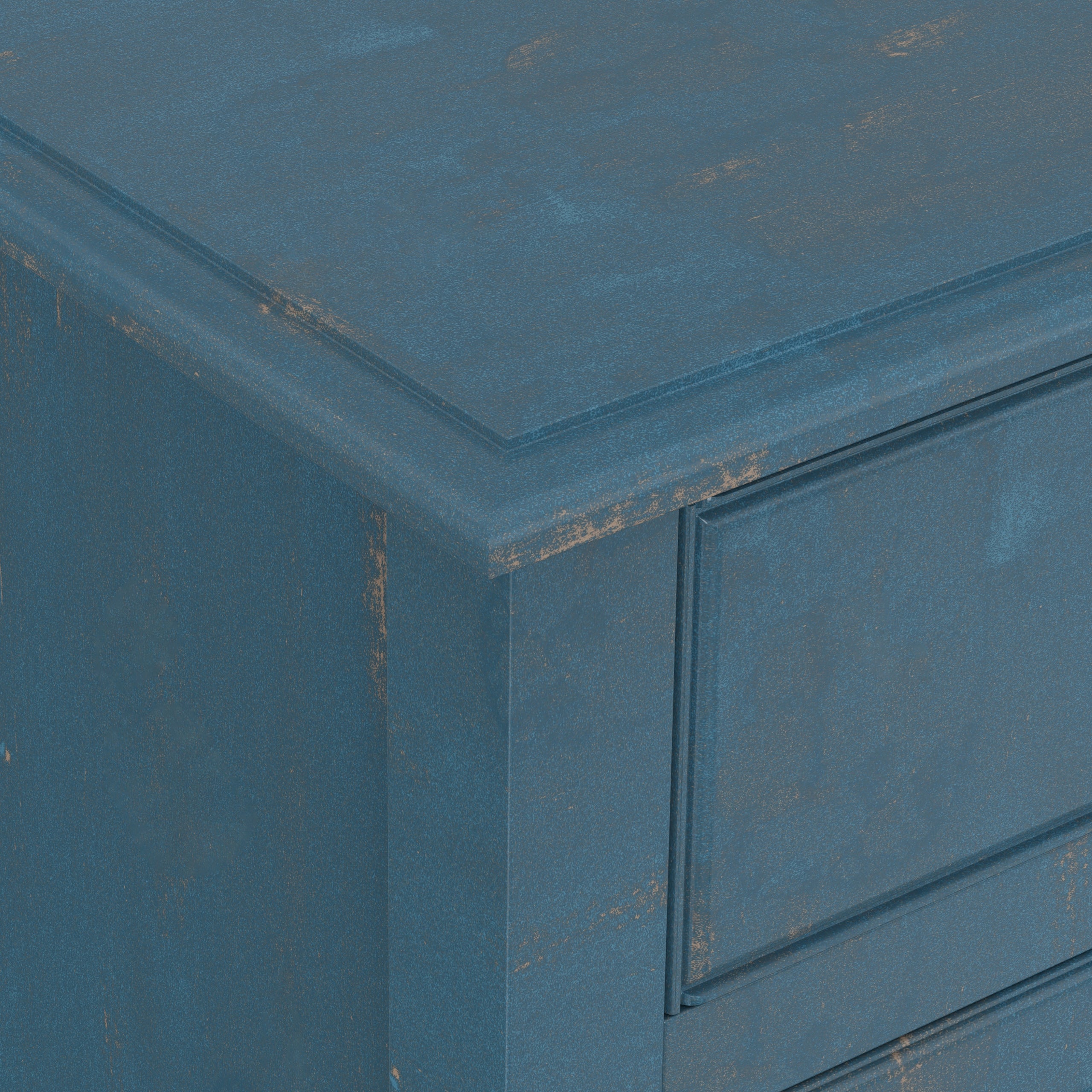 Distressed Coastal Blue | Connaught Entryway Storage Cabinet
