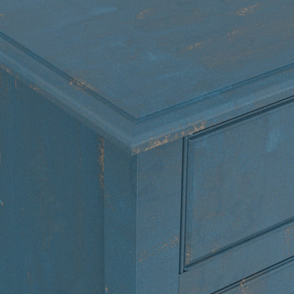 Distressed Coastal Blue | Connaught Entryway Storage Cabinet