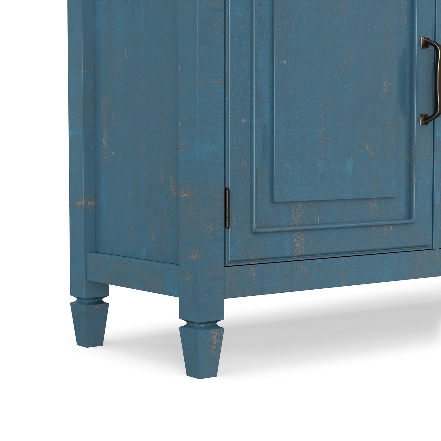 Distressed Coastal Blue | Connaught Entryway Storage Cabinet