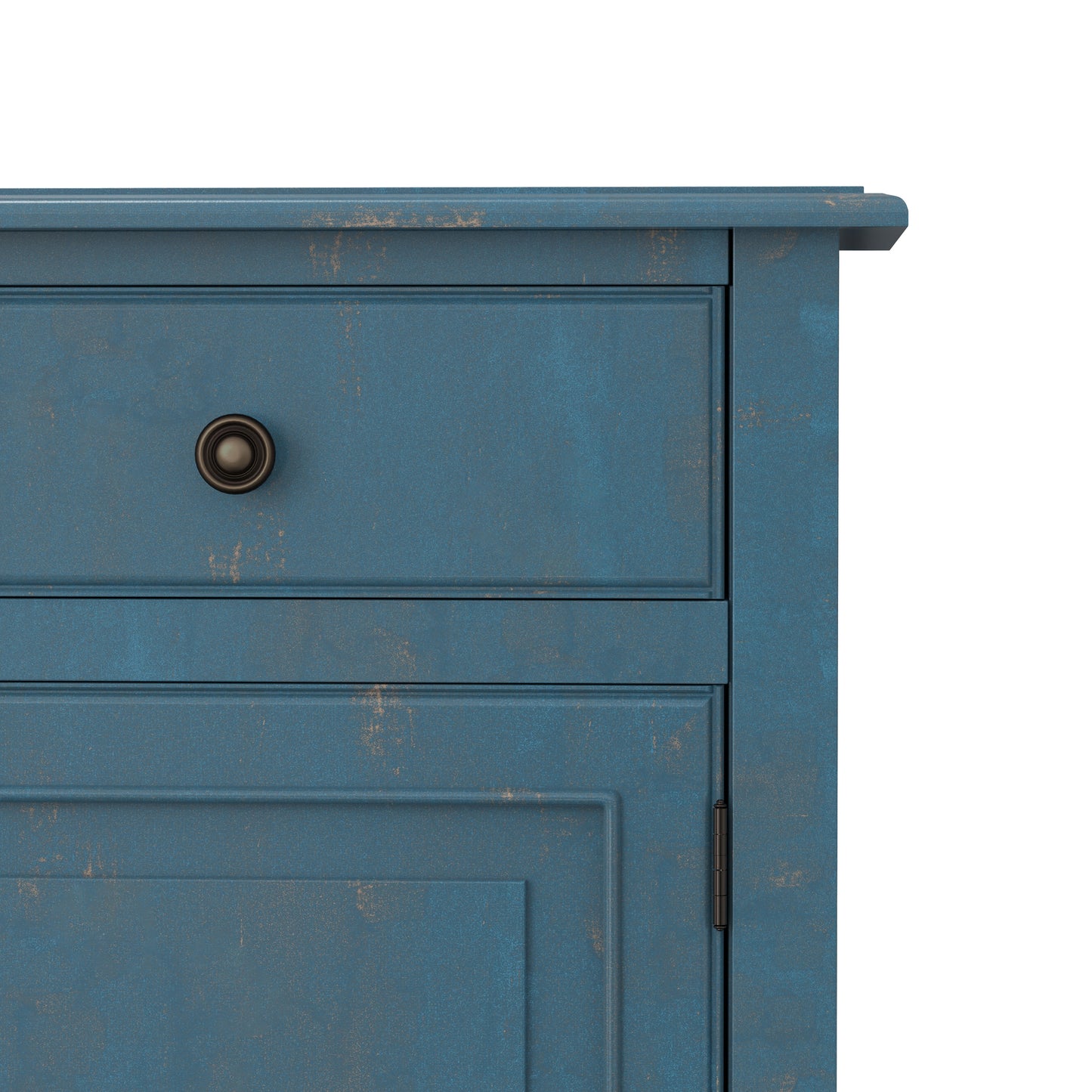 Distressed Coastal Blue | Connaught Entryway Storage Cabinet