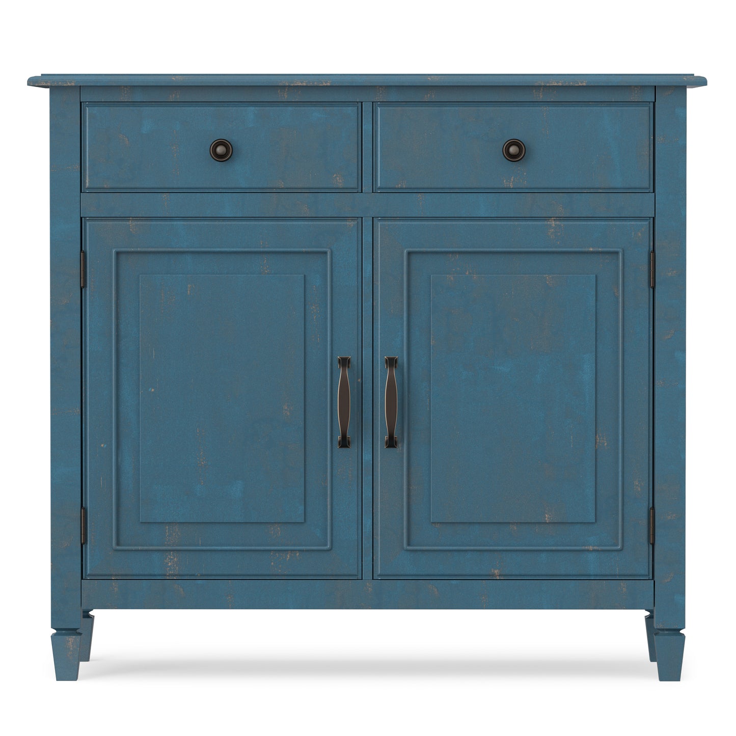 Distressed Coastal Blue | Connaught Entryway Storage Cabinet