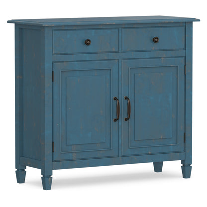 Distressed Coastal Blue | Connaught Entryway Storage Cabinet