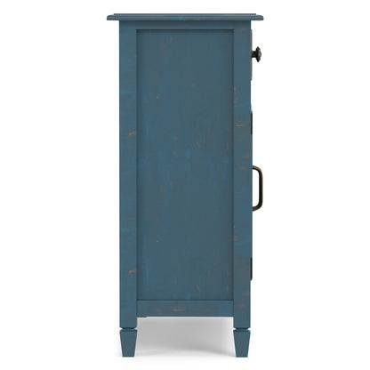Distressed Coastal Blue | Connaught Entryway Storage Cabinet