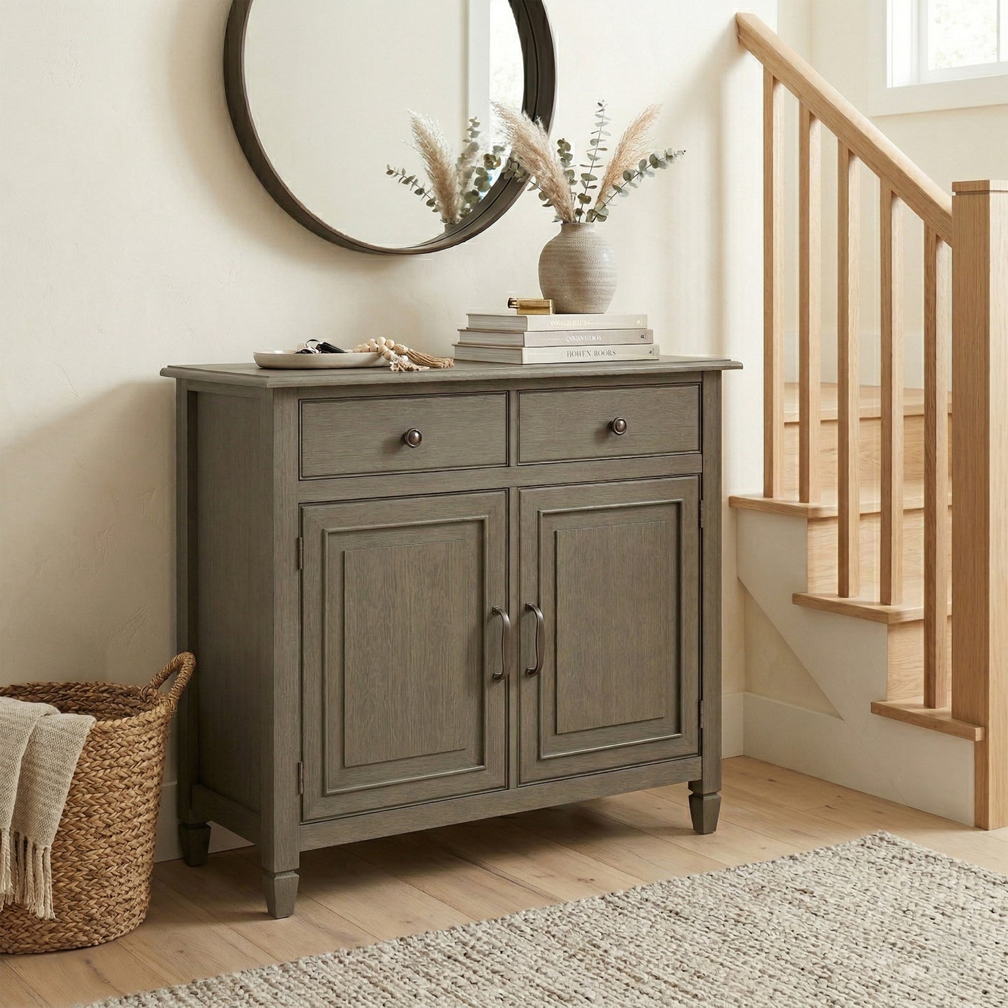 Farmhouse Grey | Connaught Entryway Storage Cabinet