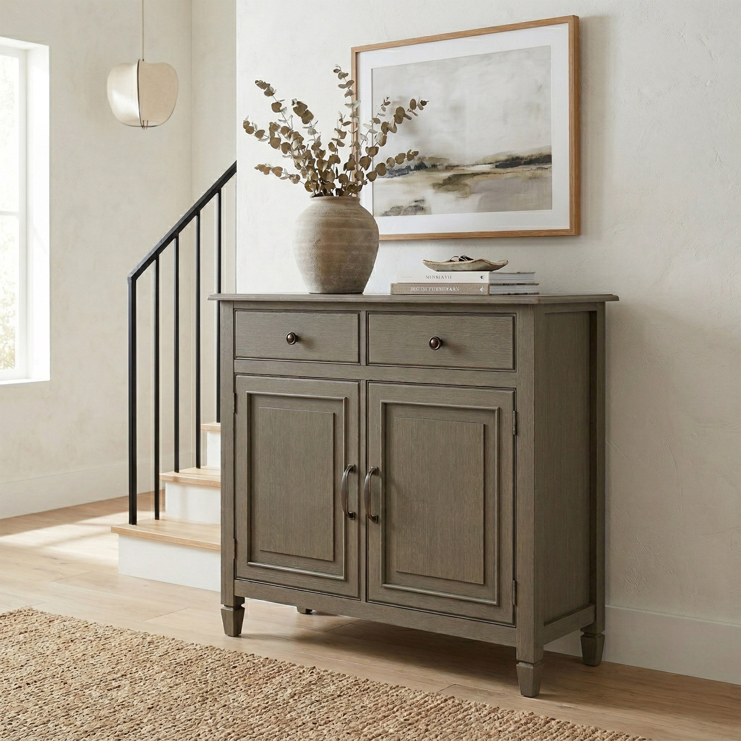 Farmhouse Grey | Connaught Entryway Storage Cabinet