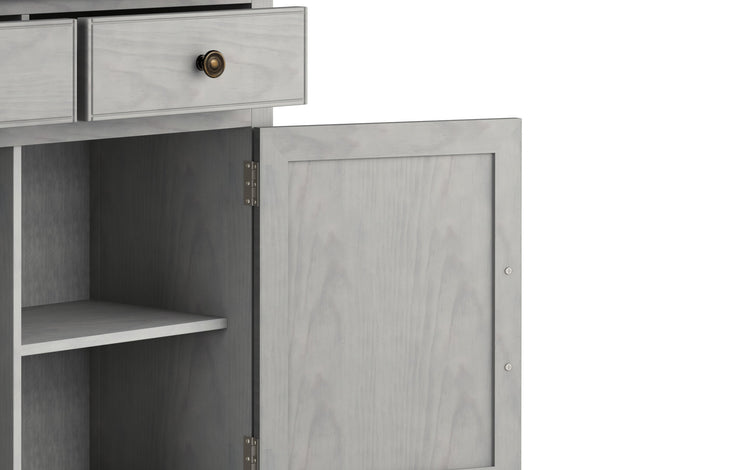 Fog Grey | Connaught Entryway Storage Cabinet