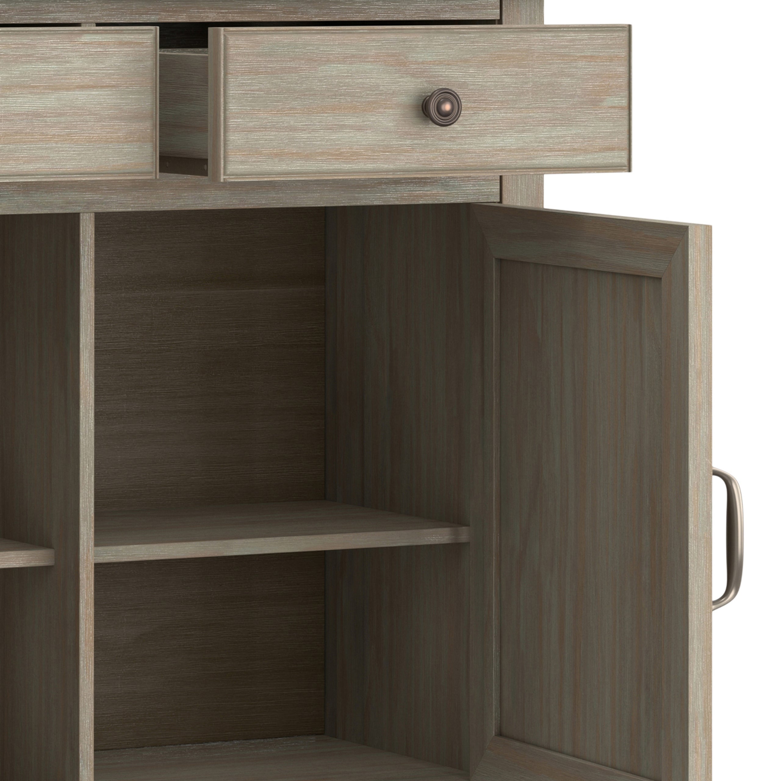 Distressed Grey | Connaught Entryway Storage Cabinet