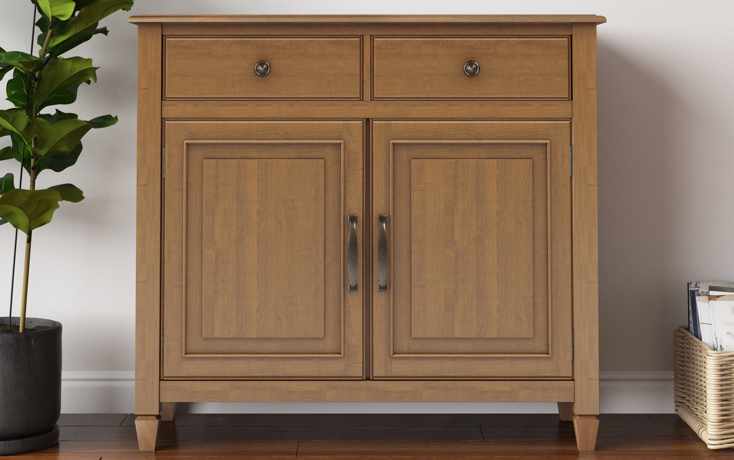 Light Golden Brown | Connaught Entryway Storage Cabinet