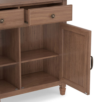 Medium Saddle Brown | Connaught Entryway Storage Cabinet