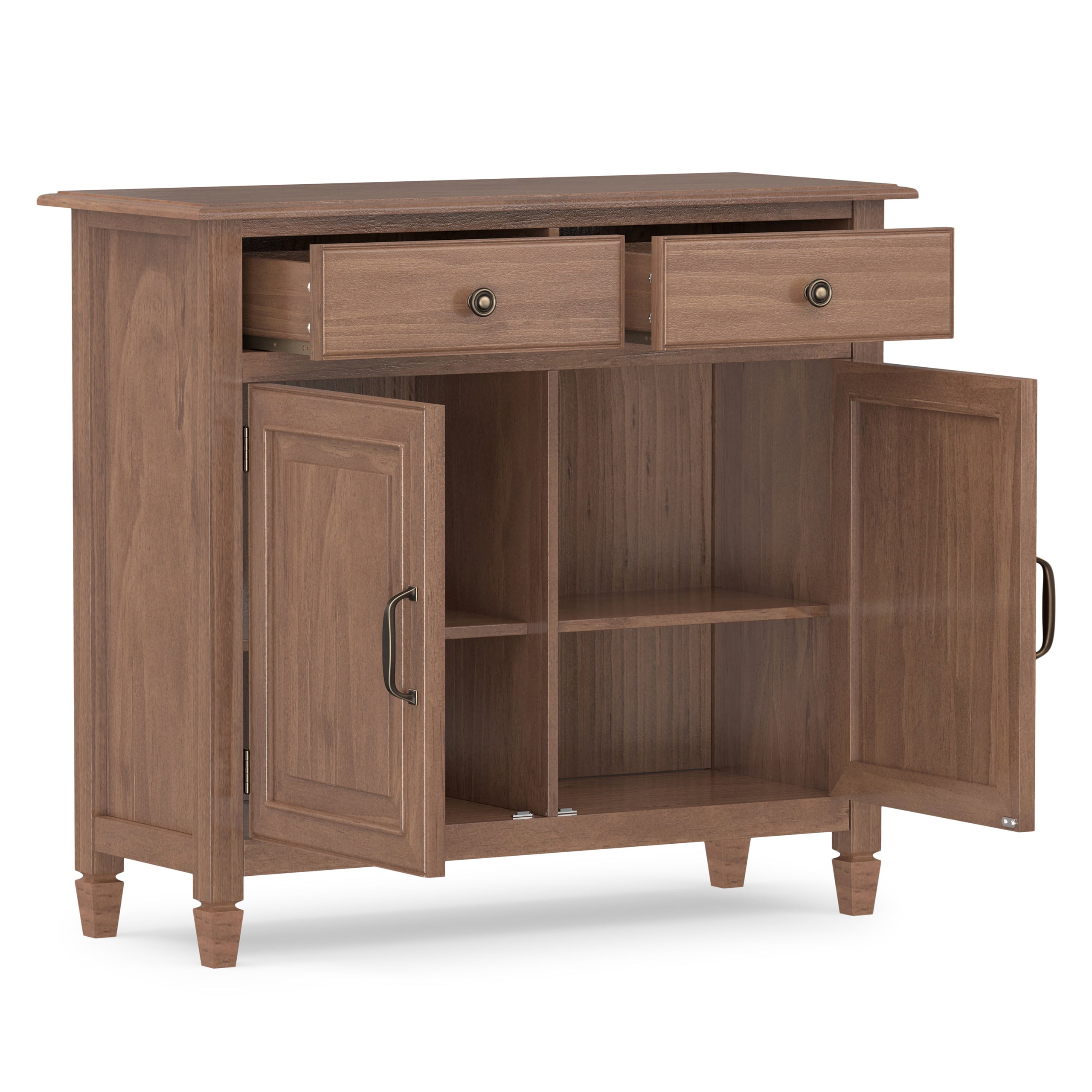 Medium Saddle Brown | Connaught Entryway Storage Cabinet