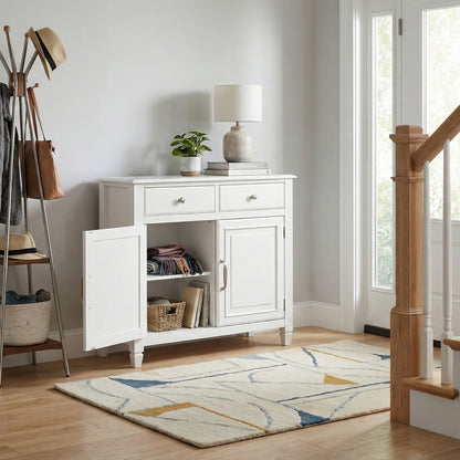 White | Connaught Entryway Storage Cabinet