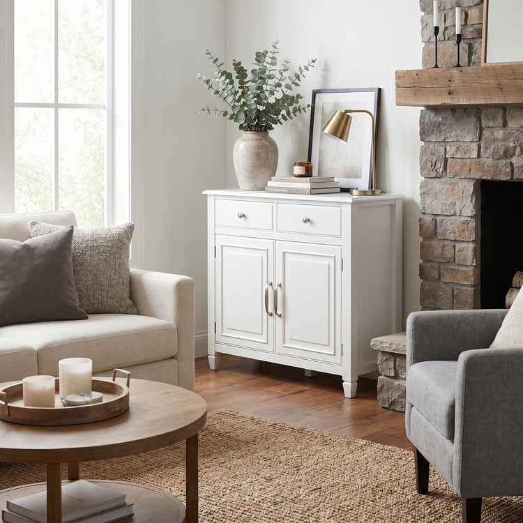 White | Connaught Entryway Storage Cabinet