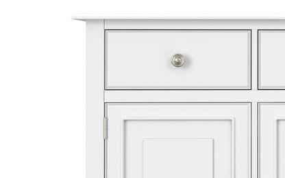 White | Connaught Wide Entryway Storage Cabinet