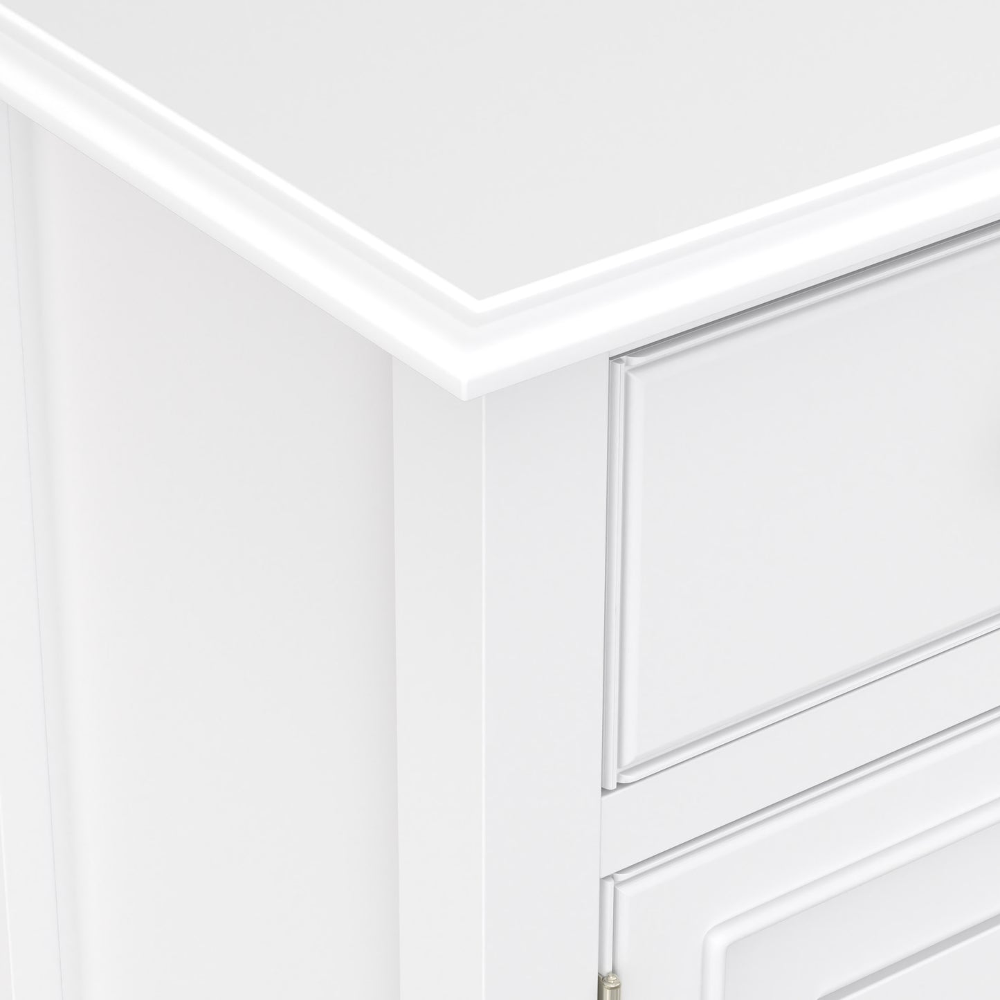 Antique White | Connaught Wide Entryway Storage Cabinet