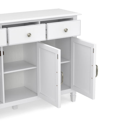 Antique White | Connaught Wide Entryway Storage Cabinet