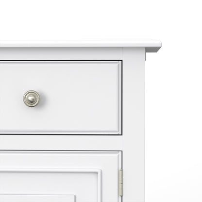 Antique White | Connaught Wide Entryway Storage Cabinet