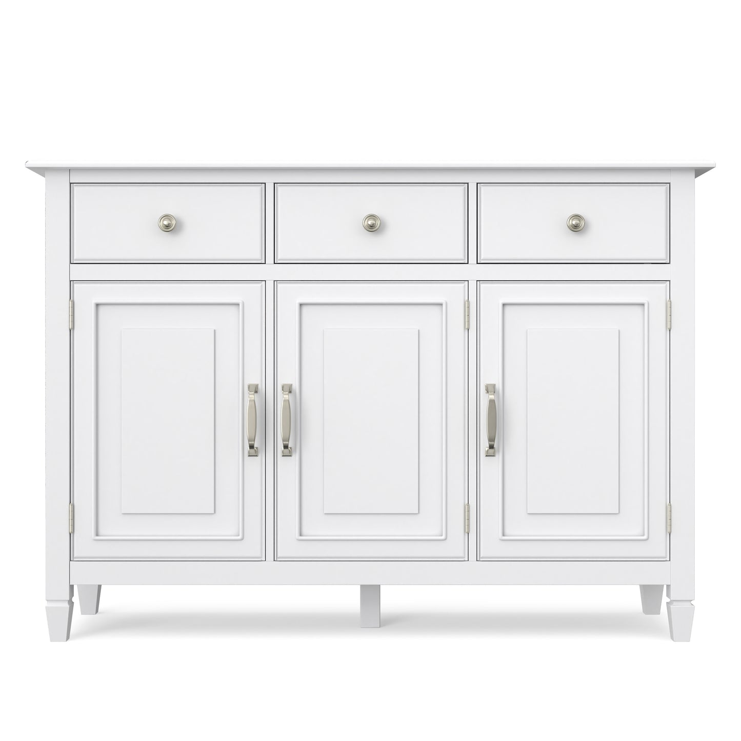 Antique White | Connaught Wide Entryway Storage Cabinet
