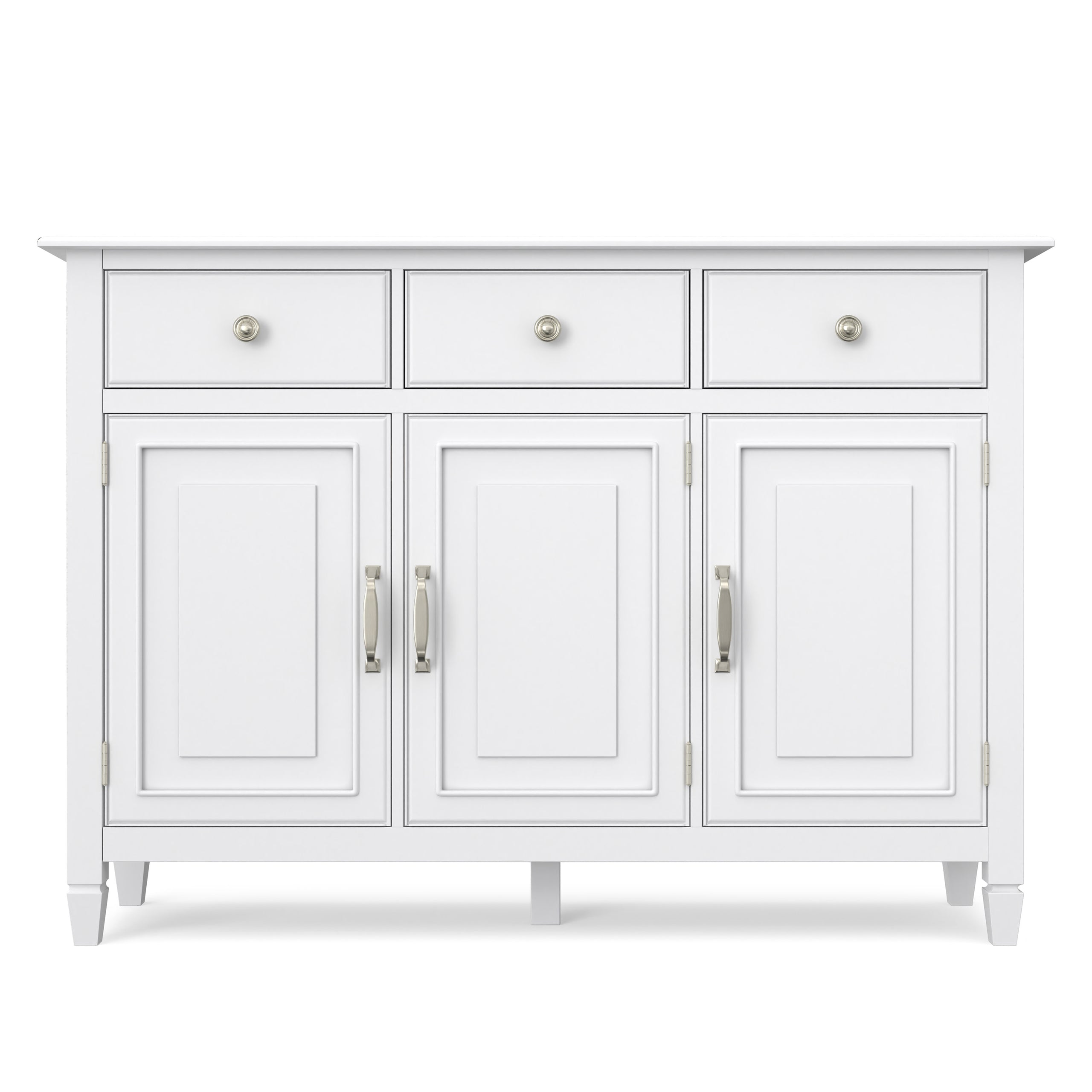 Antique White | Connaught Wide Entryway Storage Cabinet