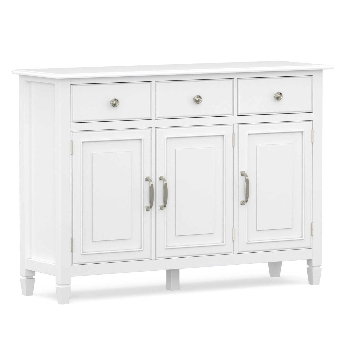Antique White | Connaught Wide Entryway Storage Cabinet