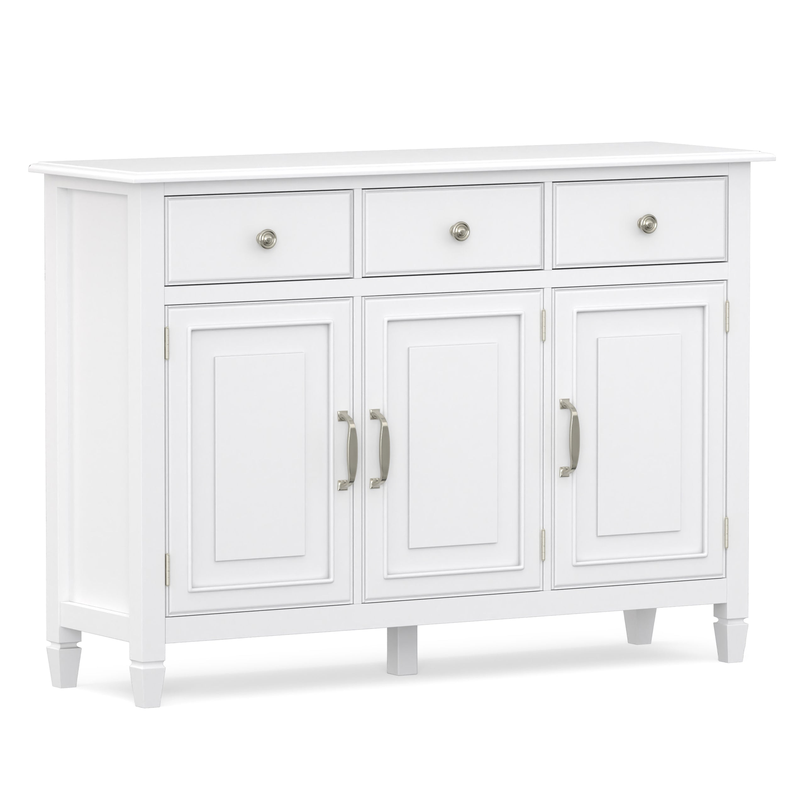 Antique White | Connaught Wide Entryway Storage Cabinet