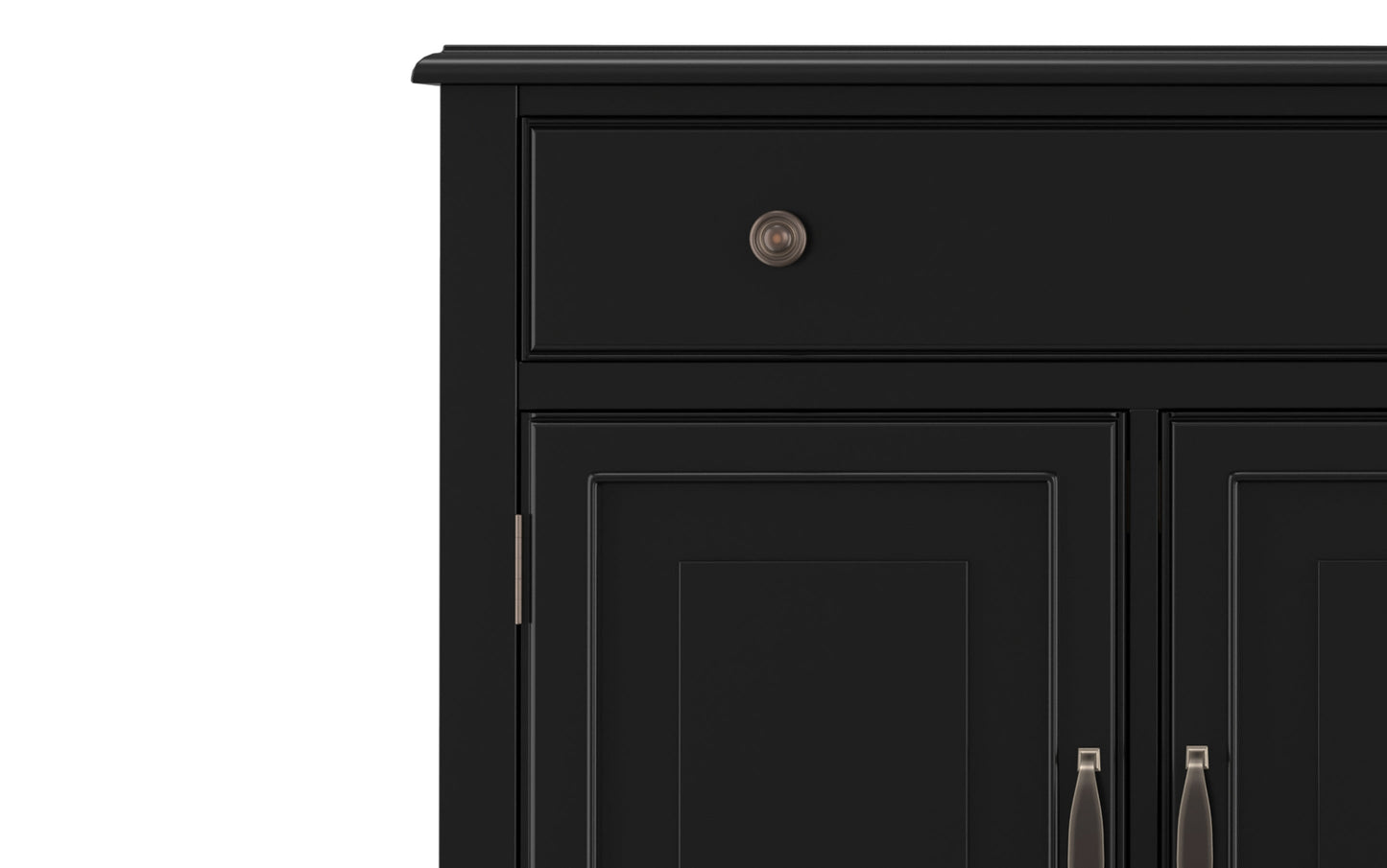 Black | Connaught Large Sideboard Buffet Storage Cabinet