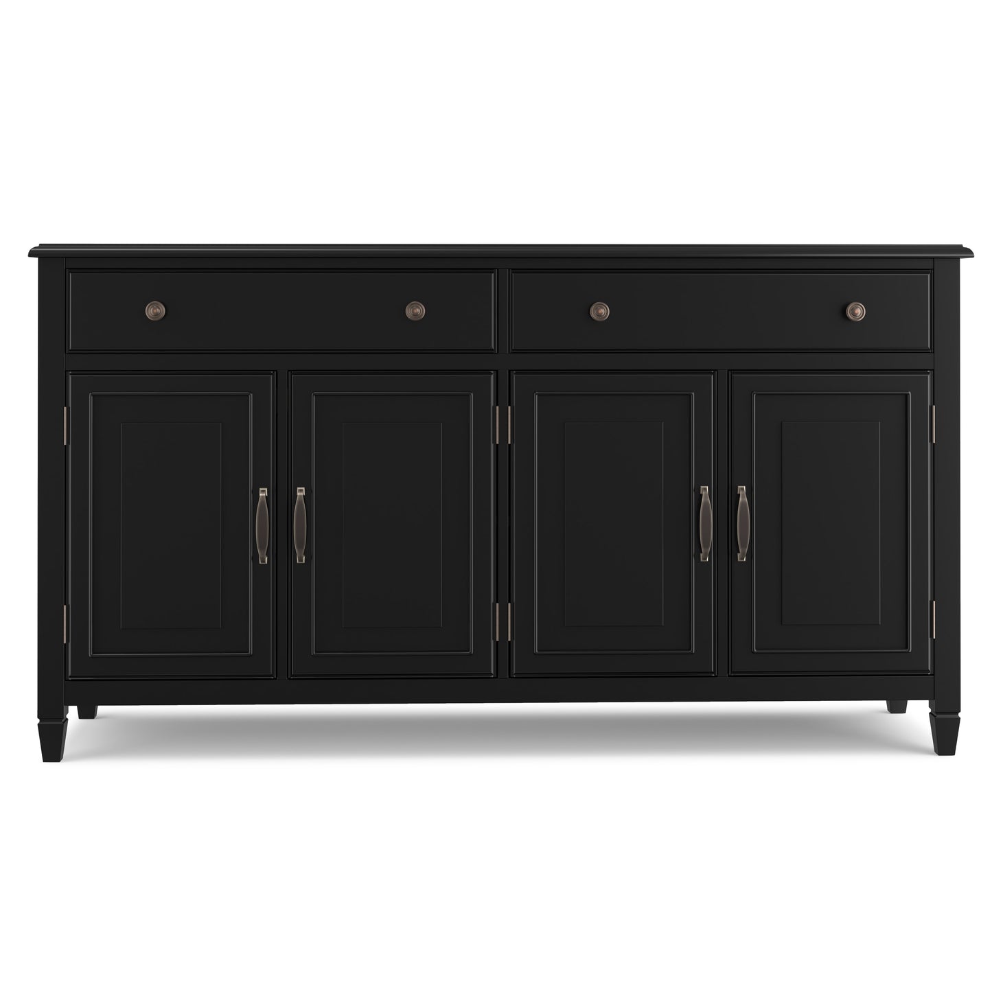 Black | Connaught Large Sideboard Buffet Storage Cabinet