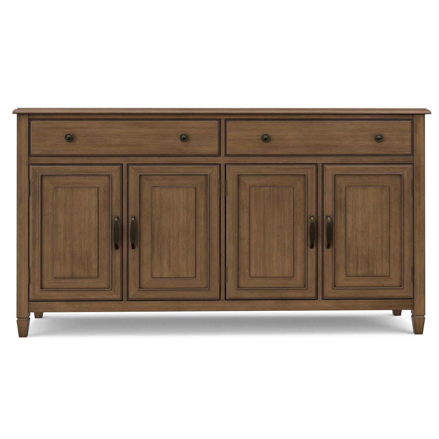Rustic Natural Aged Brown | Connaught Large Sideboard Buffet Storage Cabinet